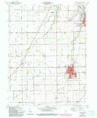 Fairmount Indiana Historical topographic map, 1:24000 scale, 7.5 X 7.5 Minute, Year 1960