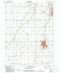 Fairmount Indiana Historical topographic map, 1:24000 scale, 7.5 X 7.5 Minute, Year 1960