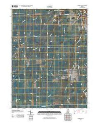 Fairmount Indiana Historical topographic map, 1:24000 scale, 7.5 X 7.5 Minute, Year 2010