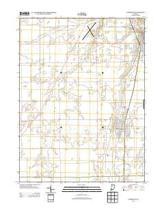 Fairmount Indiana Historical topographic map, 1:24000 scale, 7.5 X 7.5 Minute, Year 2013