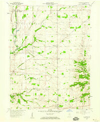 Falmouth Indiana Historical topographic map, 1:24000 scale, 7.5 X 7.5 Minute, Year 1959