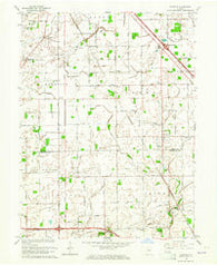 Fayette Indiana Historical topographic map, 1:24000 scale, 7.5 X 7.5 Minute, Year 1963