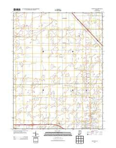 Fayette Indiana Historical topographic map, 1:24000 scale, 7.5 X 7.5 Minute, Year 2013