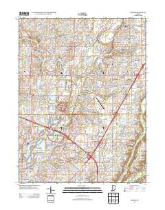 Fishers Indiana Historical topographic map, 1:24000 scale, 7.5 X 7.5 Minute, Year 2013