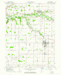 Flora Indiana Historical topographic map, 1:24000 scale, 7.5 X 7.5 Minute, Year 1962
