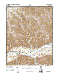Florence Indiana Historical topographic map, 1:24000 scale, 7.5 X 7.5 Minute, Year 2013
