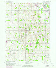 Foraker Indiana Historical topographic map, 1:24000 scale, 7.5 X 7.5 Minute, Year 1960