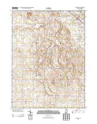 Foraker Indiana Historical topographic map, 1:24000 scale, 7.5 X 7.5 Minute, Year 2013