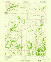 Forest Hill Indiana Historical topographic map, 1:24000 scale, 7.5 X 7.5 Minute, Year 1958