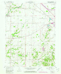 Forest Hill Indiana Historical topographic map, 1:24000 scale, 7.5 X 7.5 Minute, Year 1958