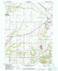 Forest Hill Indiana Historical topographic map, 1:24000 scale, 7.5 X 7.5 Minute, Year 1958