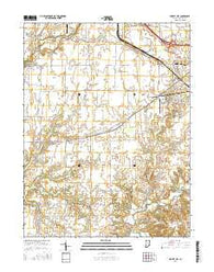 Forest Hill Indiana Current topographic map, 1:24000 scale, 7.5 X 7.5 Minute, Year 2016