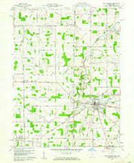 Fort Recovery Ohio Historical topographic map, 1:24000 scale, 7.5 X 7.5 Minute, Year 1960
