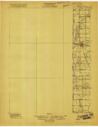Fort Recovery Ohio Historical topographic map, 1:48000 scale, 15 X 15 Minute, Year 1915