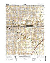 Fort Wayne East Indiana Current topographic map, 1:24000 scale, 7.5 X 7.5 Minute, Year 2016
