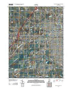 Fort Wayne West Indiana Historical topographic map, 1:24000 scale, 7.5 X 7.5 Minute, Year 2010