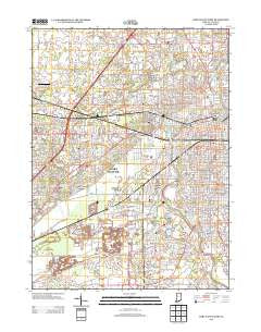 Fort Wayne West Indiana Historical topographic map, 1:24000 scale, 7.5 X 7.5 Minute, Year 2013