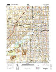 Fort Wayne West Indiana Current topographic map, 1:24000 scale, 7.5 X 7.5 Minute, Year 2016