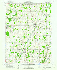 Fountain City Indiana Historical topographic map, 1:24000 scale, 7.5 X 7.5 Minute, Year 1960