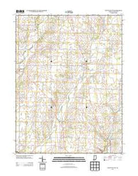 Fountain City Indiana Historical topographic map, 1:24000 scale, 7.5 X 7.5 Minute, Year 2013