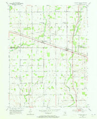 Fountaintown Indiana Historical topographic map, 1:24000 scale, 7.5 X 7.5 Minute, Year 1952