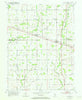 Fountaintown Indiana Historical topographic map, 1:24000 scale, 7.5 X 7.5 Minute, Year 1952