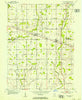 Fountaintown Indiana Historical topographic map, 1:24000 scale, 7.5 X 7.5 Minute, Year 1952