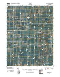 Fountaintown Indiana Historical topographic map, 1:24000 scale, 7.5 X 7.5 Minute, Year 2010