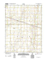Fountaintown Indiana Historical topographic map, 1:24000 scale, 7.5 X 7.5 Minute, Year 2013