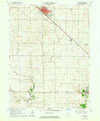 Fowler Indiana Historical topographic map, 1:24000 scale, 7.5 X 7.5 Minute, Year 1962