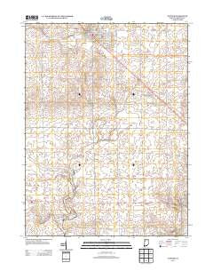 Fowler Indiana Historical topographic map, 1:24000 scale, 7.5 X 7.5 Minute, Year 2013