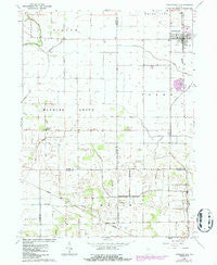 Francesville Indiana Historical topographic map, 1:24000 scale, 7.5 X 7.5 Minute, Year 1962