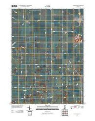 Francesville Indiana Historical topographic map, 1:24000 scale, 7.5 X 7.5 Minute, Year 2010