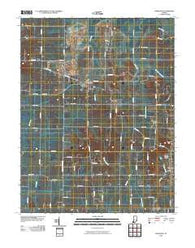 Francisco Indiana Historical topographic map, 1:24000 scale, 7.5 X 7.5 Minute, Year 2010