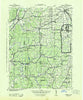 Franklin Indiana Historical topographic map, 1:125000 scale, 30 X 30 Minute, Year 1942
