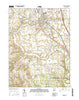 Franklin Indiana Current topographic map, 1:24000 scale, 7.5 X 7.5 Minute, Year 2016