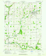 Frankton Indiana Historical topographic map, 1:24000 scale, 7.5 X 7.5 Minute, Year 1962