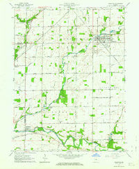 Frankton Indiana Historical topographic map, 1:24000 scale, 7.5 X 7.5 Minute, Year 1962