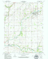 Frankton Indiana Historical topographic map, 1:24000 scale, 7.5 X 7.5 Minute, Year 1962