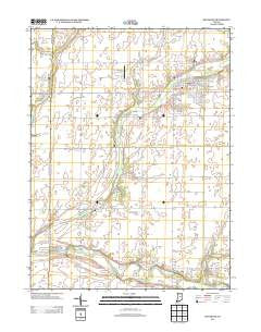 Frankton Indiana Historical topographic map, 1:24000 scale, 7.5 X 7.5 Minute, Year 2013