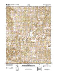 Fredericksburg Indiana Historical topographic map, 1:24000 scale, 7.5 X 7.5 Minute, Year 2013