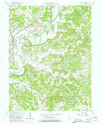 Freedom Indiana Historical topographic map, 1:24000 scale, 7.5 X 7.5 Minute, Year 1956