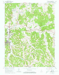 French Lick Indiana Historical topographic map, 1:24000 scale, 7.5 X 7.5 Minute, Year 1965