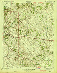 Fritchton Indiana Historical topographic map, 1:24000 scale, 7.5 X 7.5 Minute, Year 1944