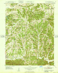 Fruitdale Indiana Historical topographic map, 1:24000 scale, 7.5 X 7.5 Minute, Year 1948