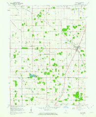 Fulton Indiana Historical topographic map, 1:24000 scale, 7.5 X 7.5 Minute, Year 1960