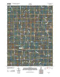 Fulton Indiana Historical topographic map, 1:24000 scale, 7.5 X 7.5 Minute, Year 2010