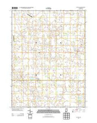 Fulton Indiana Historical topographic map, 1:24000 scale, 7.5 X 7.5 Minute, Year 2013