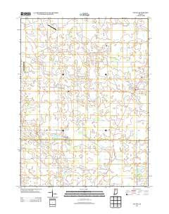 Fulton Indiana Historical topographic map, 1:24000 scale, 7.5 X 7.5 Minute, Year 2013
