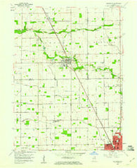 Galveston Indiana Historical topographic map, 1:24000 scale, 7.5 X 7.5 Minute, Year 1959